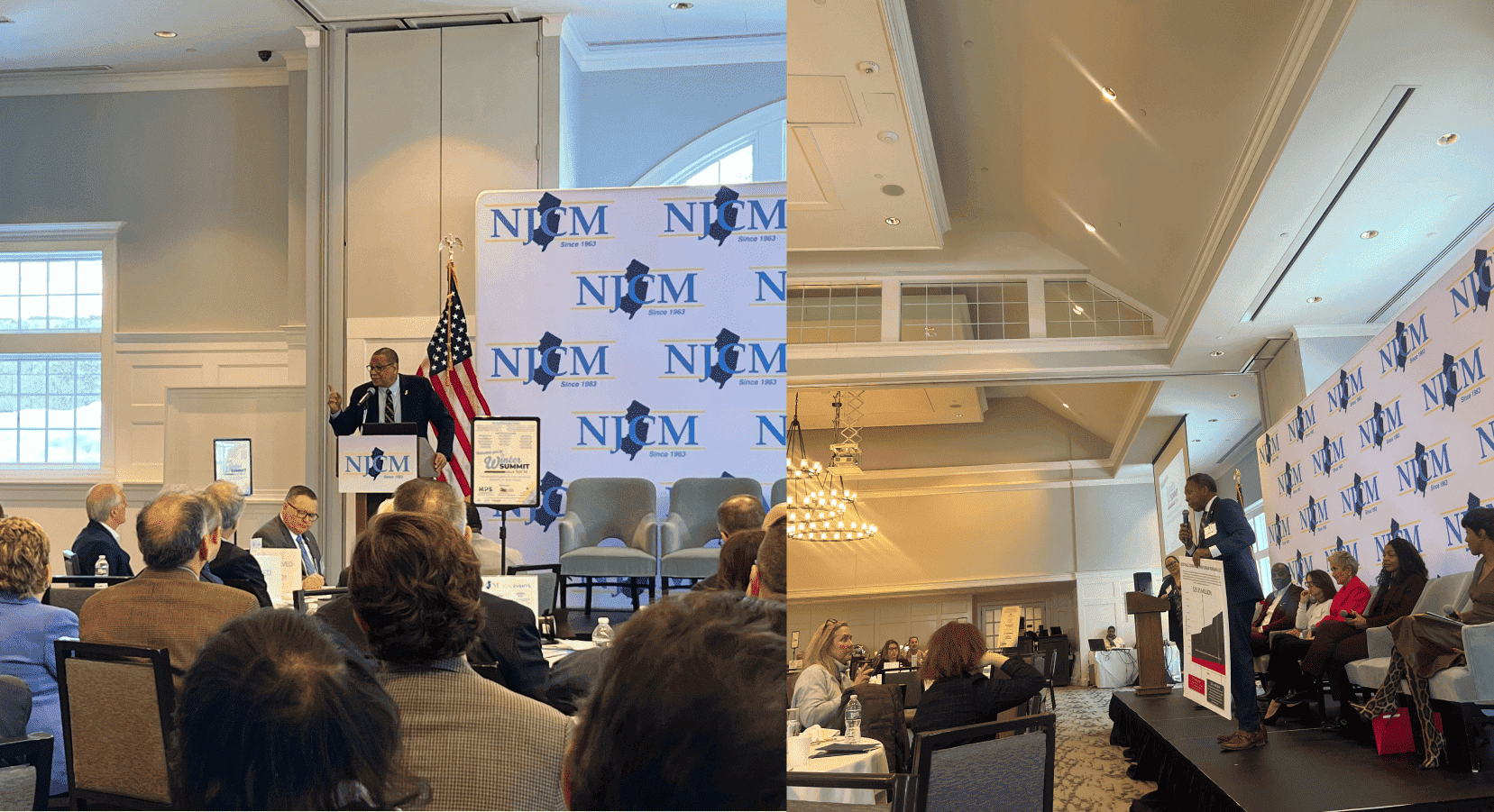 Municipal leaders discussing modernization and cybersecurity at the NJCM Winter Summit 2026 in New Jersey